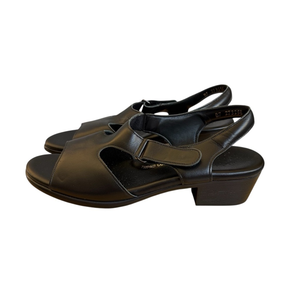NWOT SAS Suntimer Heeled Sandal Black Women’s Size 8.5